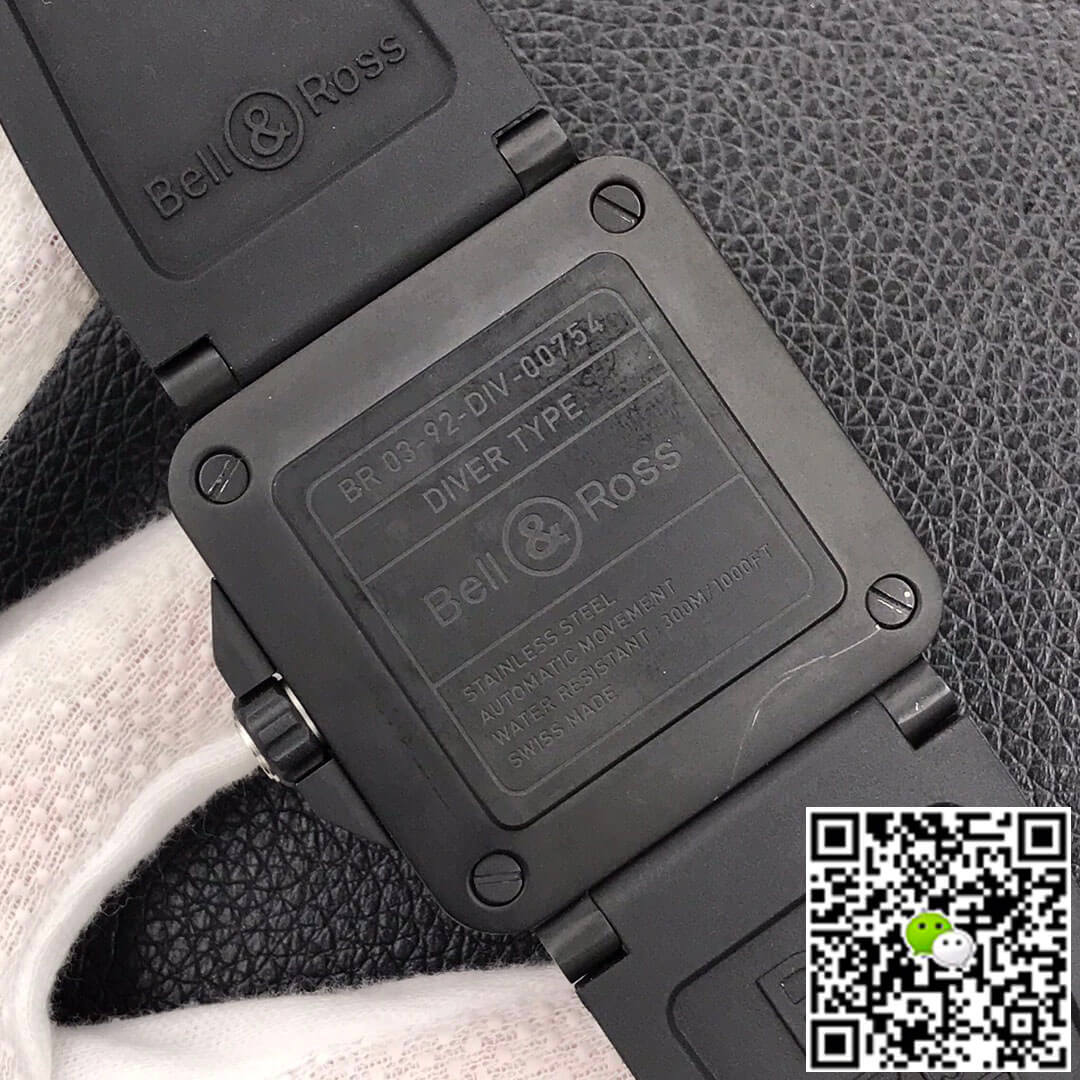 Replica Bell   Ross BR0392-D-BL-CE/SRB 1:1 Best Edition Black Dial