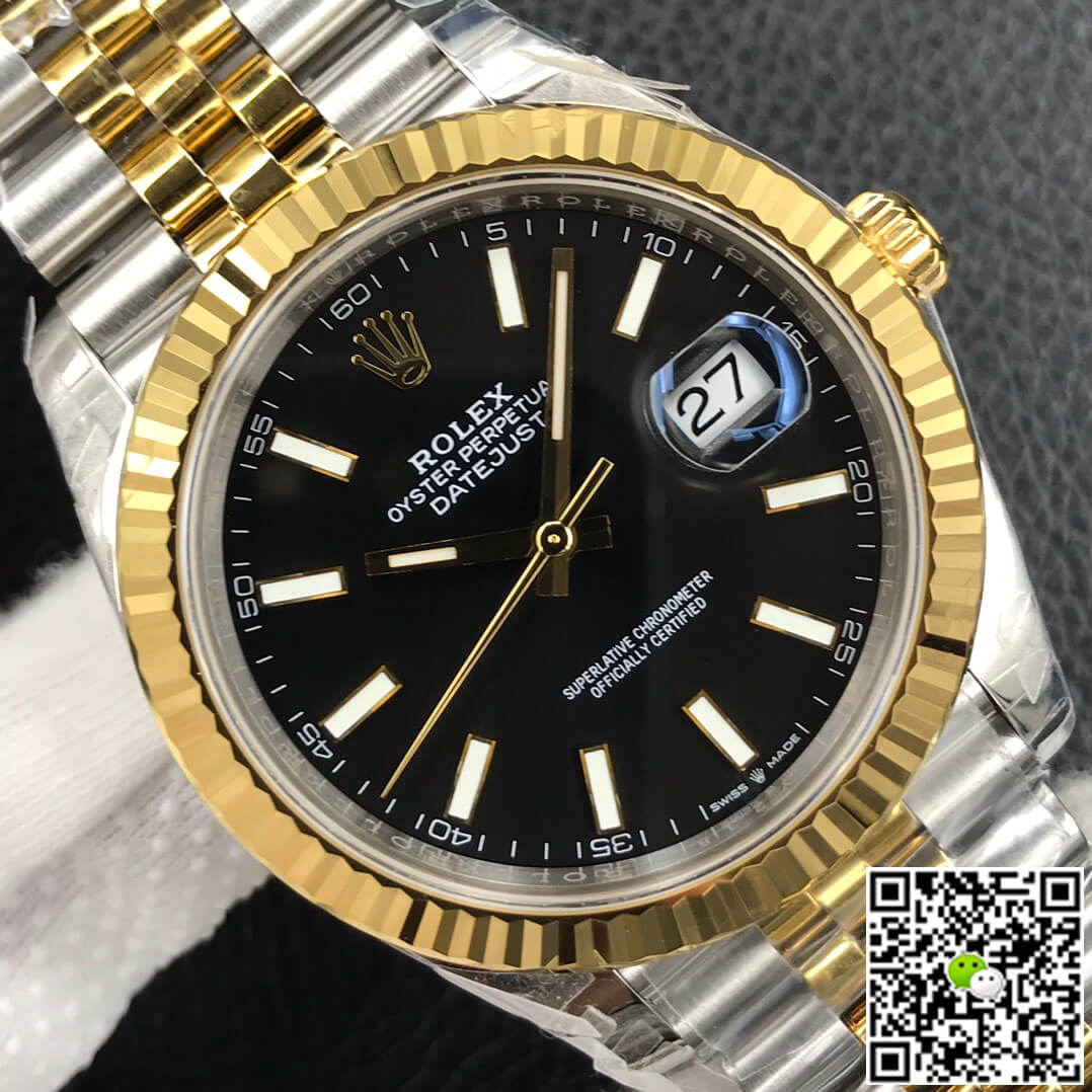 Replica R01ex Datejust M126333-0014 1:1 Best Edition VS Factory Black Dial