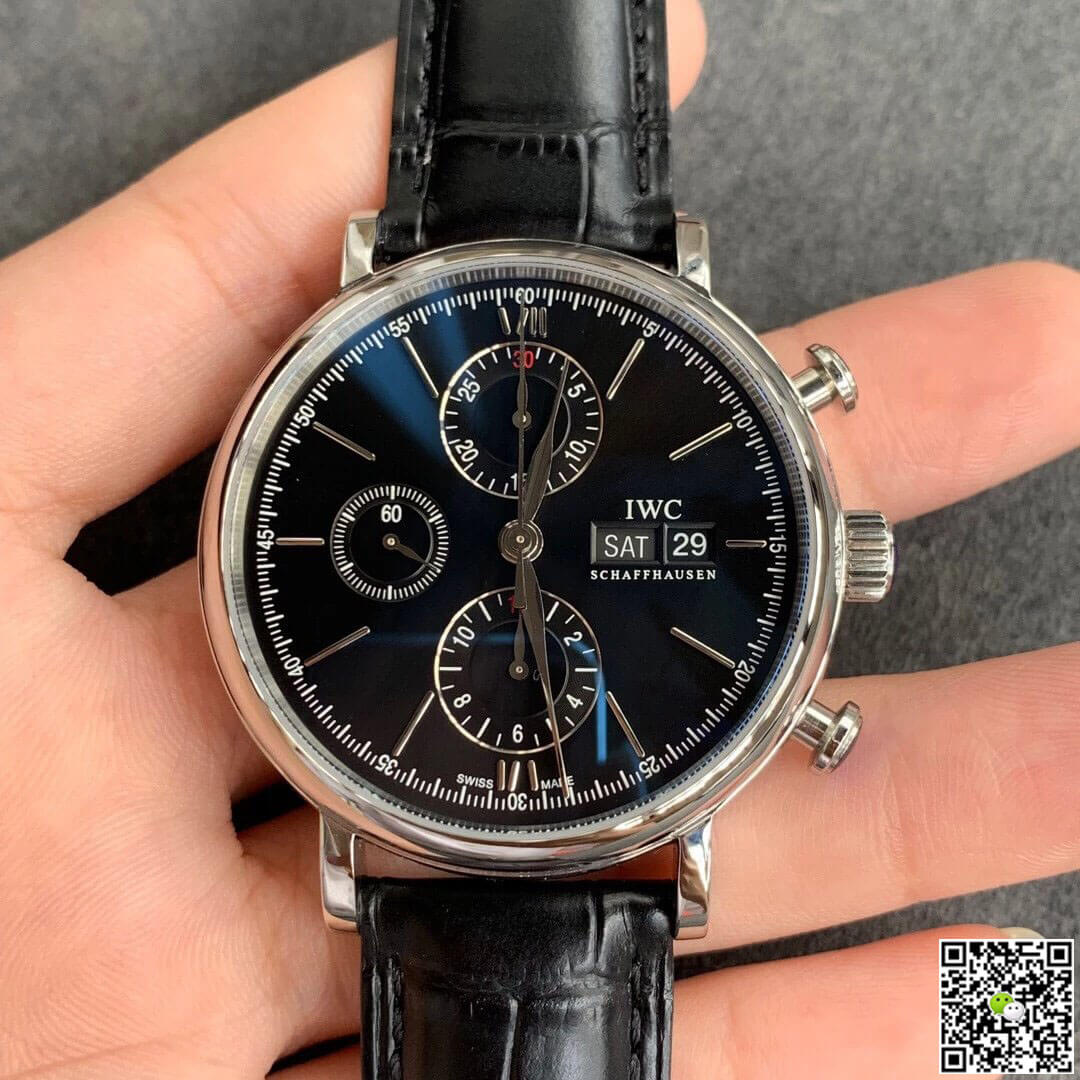 Replica IWC Portofino IW391008 1:1 Best Edition ZF Factory Black Dial