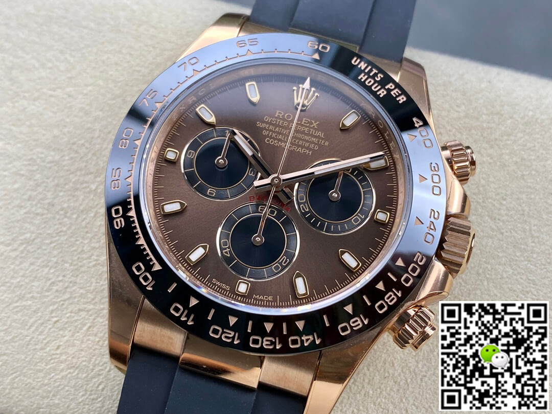 Replica R01ex Cosmograph Daytona M116515LN-0041 1:1 Best Edition Clean Factory Chocolate Dial