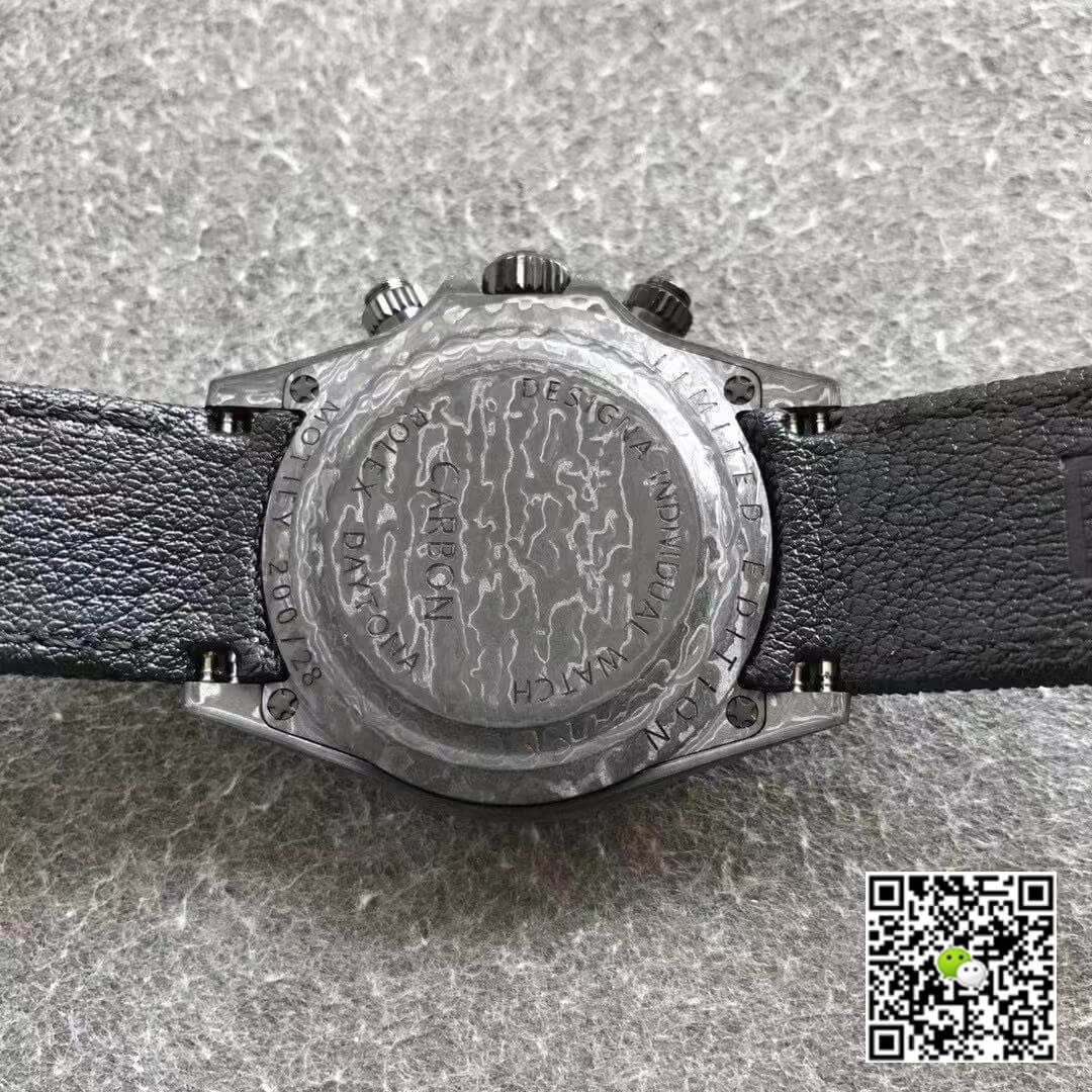 Replica R01ex Daytona Cosmograph Carbon Fiber Diw Customized Version 1:1 Best Edition Noob Factory Color Dial