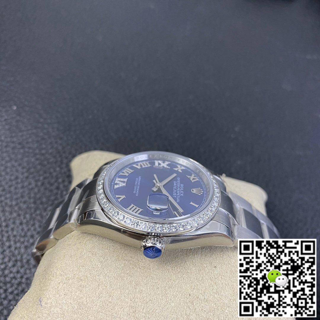 Replica R01ex Datejust M126284RBR 1:1 Best Edition EW Factory Blue Dial