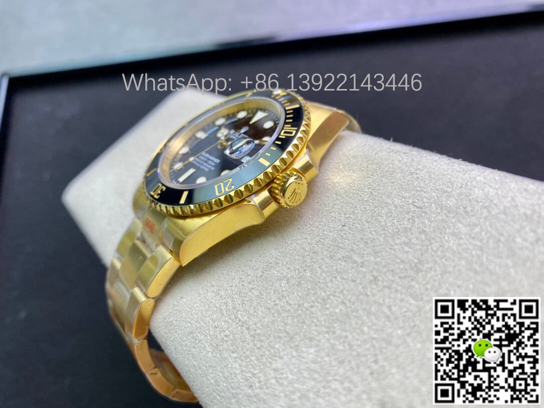 Replica R01ex Submariner M126618LN-0002 41MM 1:1 Best Edition VS Factory Yellow Gold