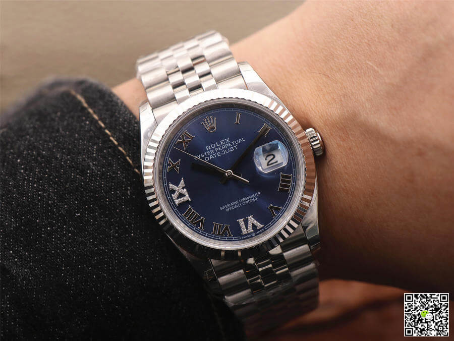 Replica R01ex Datejust 126234 1:1 Best Edition EW Factory Blue Dial