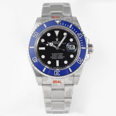 R01ex Submariner Replica M126619LB-0003 41MM 1:1 Best Edition ROF Factory Black Dial Swiss ETA2824