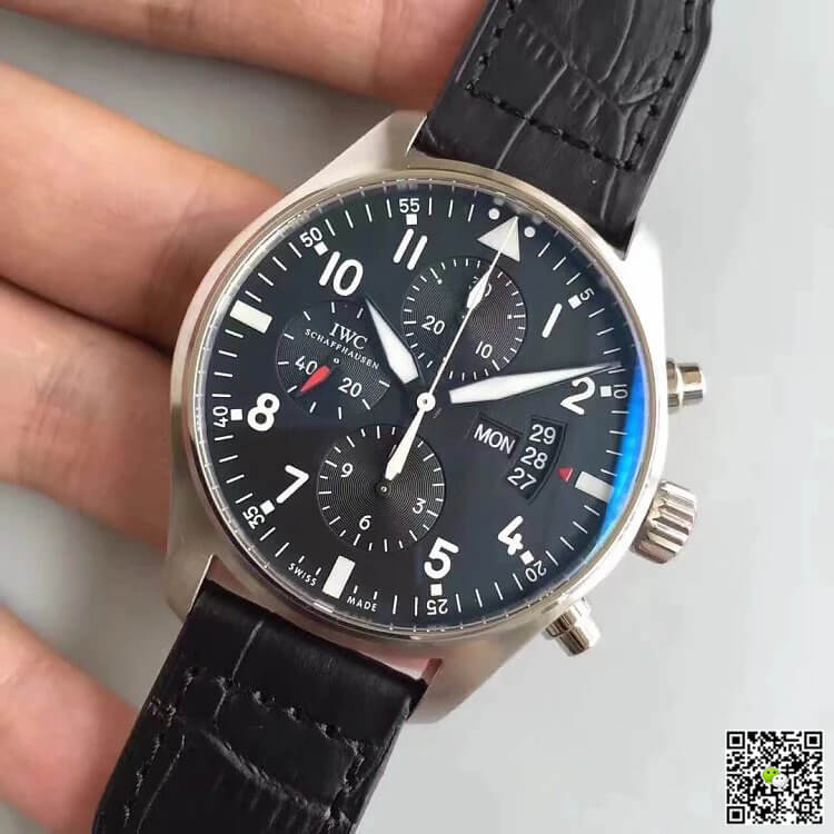 Replica IWC Pilot IW37777 1:1 Best Edition ZF Factory Black Dial