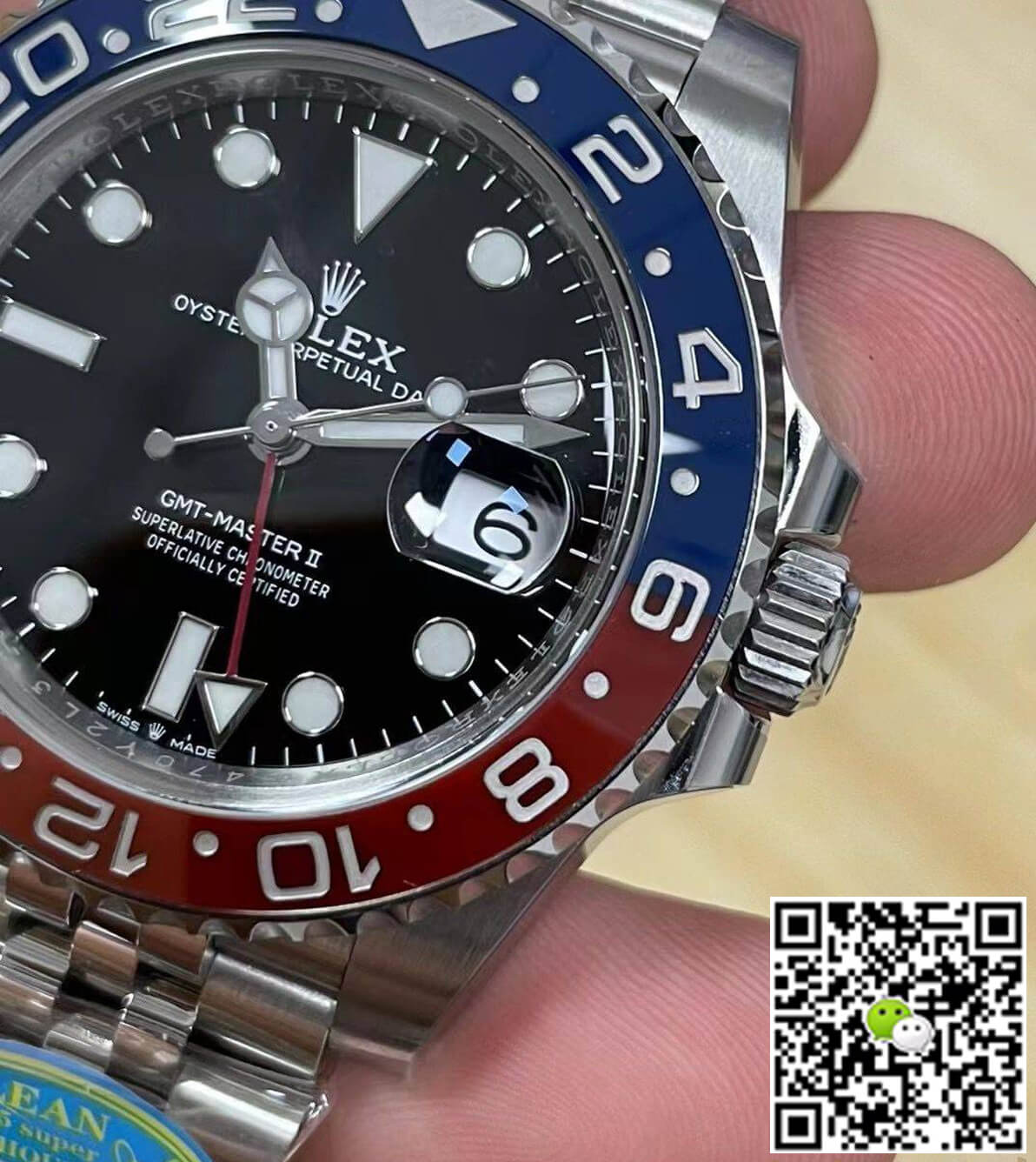 Replica R01ex GMT Master II M126710BLRO-0001 1:1 Best Edition Clean Factory V2 Cola Circle