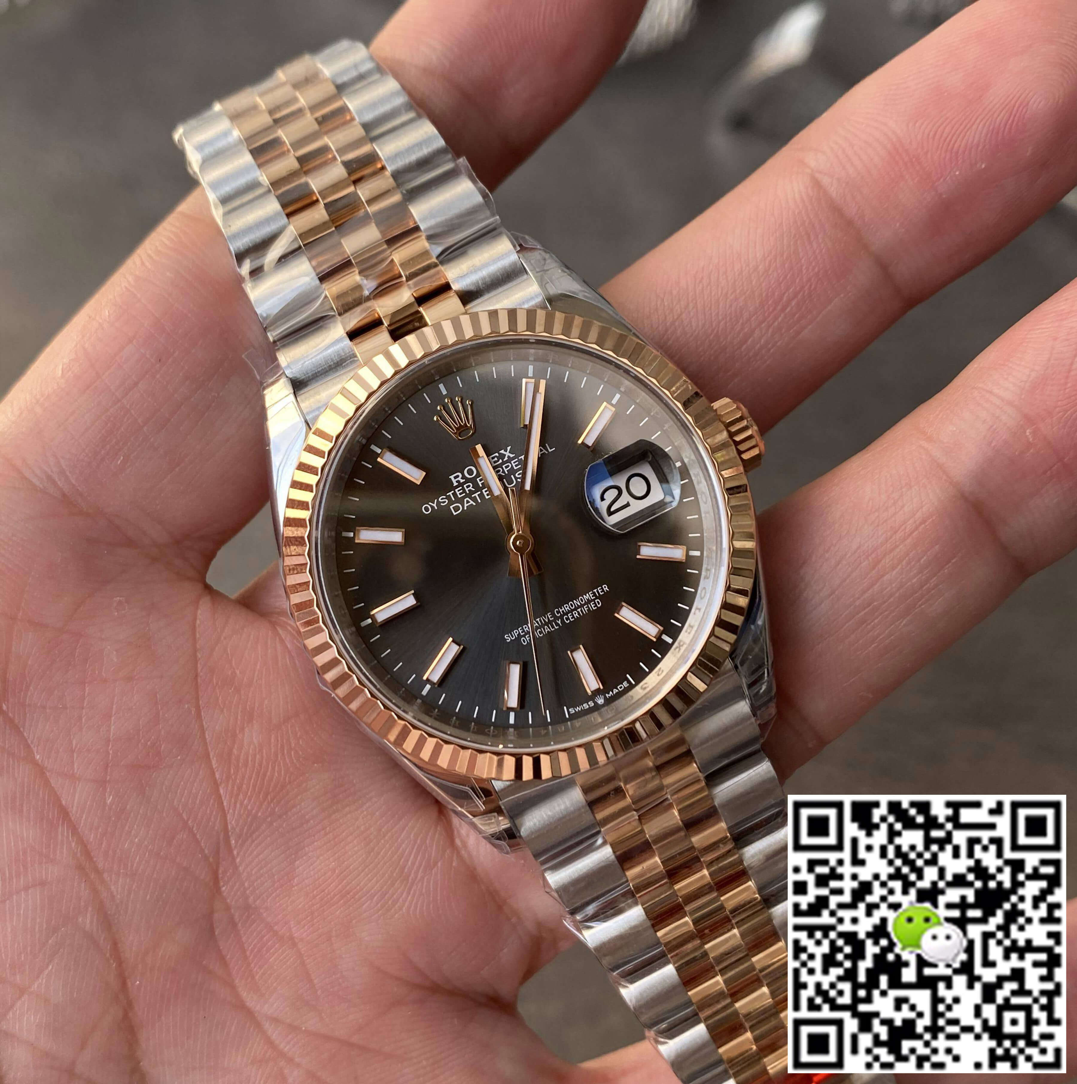 Replica R01ex Datejust M126231-0013 36MM 1:1 Best Edition VS Factory Gray Dial