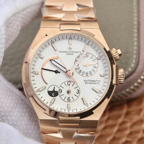 Replica Vacheron C0nstan1n Overseas 47450/B01R-9404 1:1 Best Edition TWA Factory White Dial