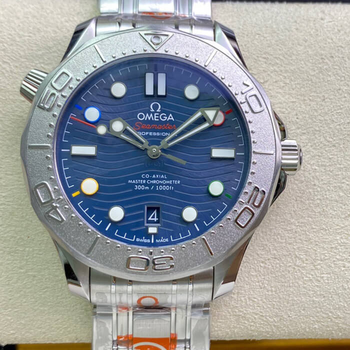 Replica 0me*ga Seamaster Diver 300M 522.30.42.20.03.001 1:1 Best Edition OR Factory Blue Dial