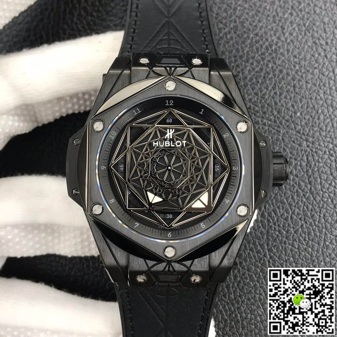 Replica Hublot Big Bang 415.CX.1112.VR.MXM18 1:1 Best Edition WWF Factory Black Dial
