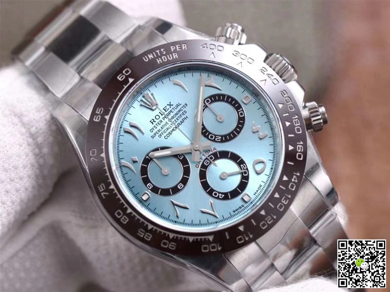 R01ex Daytona Replica M116506-0004 1:1 Best Edition Noob Factory Blue Dial Swiss ETA4130