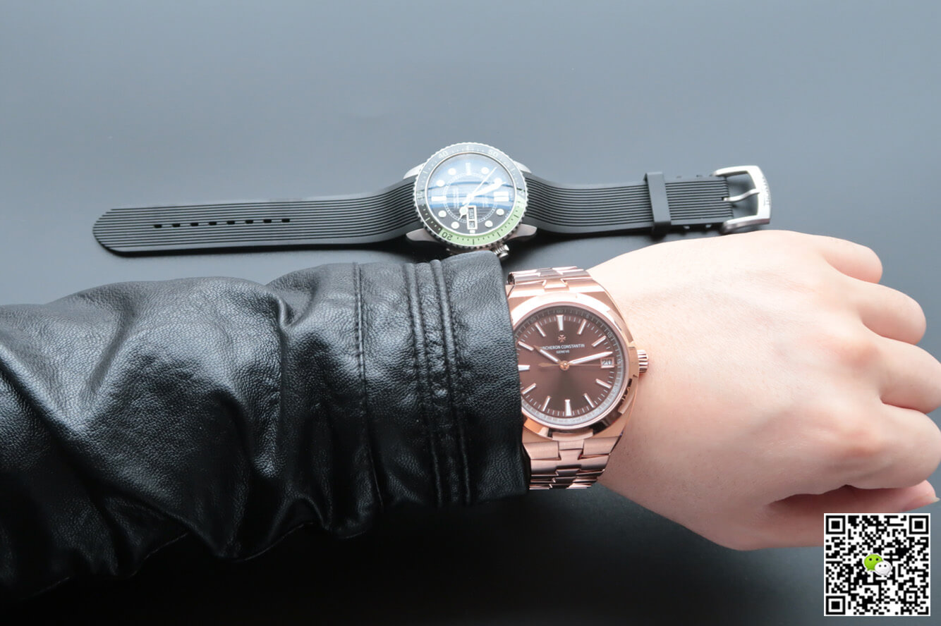 Replica Vacheron C0nstan1n Overseas 4500V 1:1 Best Edition 8F Factory Rose Gold