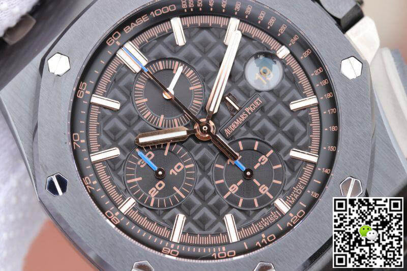 Replica Audemars P1g*et Royal Oak Offshore 26400SO.OO.A002CA.02 JF Factory 1:1 Best Edition Swiss ETA3126 Black Textured Dial