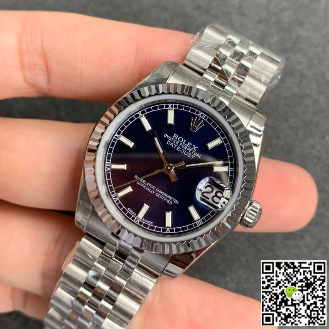 Replica R01ex Datejust M178274-0037 1:1 Best Edition GS Factory Blue Dial