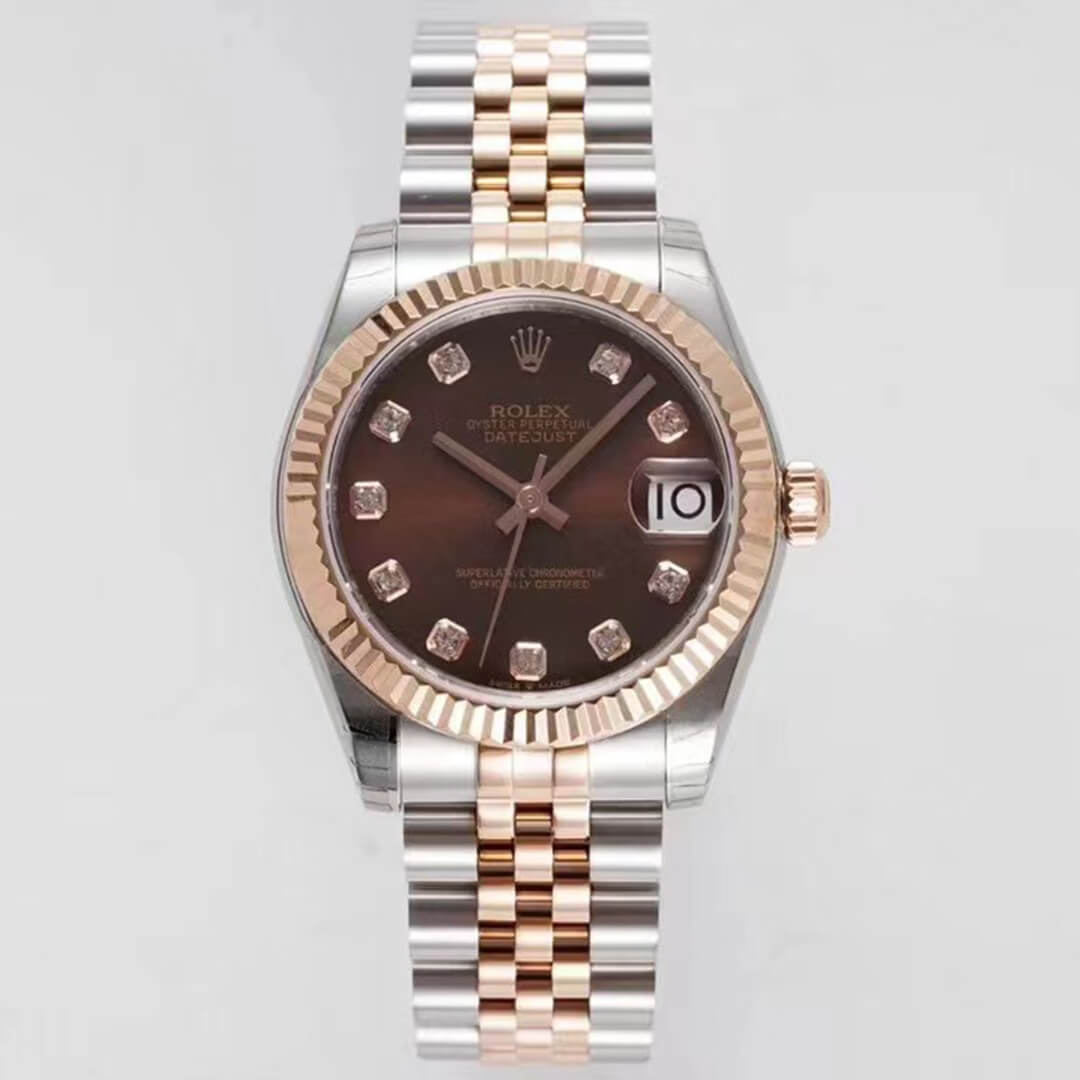 Replica R01ex Datejust m278271-0028 1:1 Best Edition Brown Dial