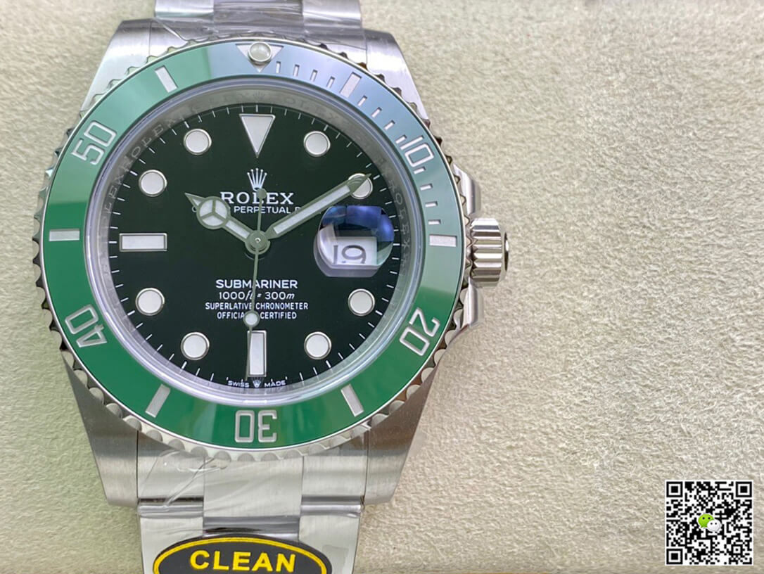 R01ex Submariner Replica 126610 41MM 1:1 Best Edition Clean Factory Green Bezel