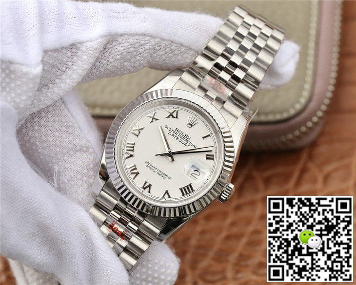 Replica R01ex Datejust M126234-0025 1:1 Best Edition GM Factory White Dial