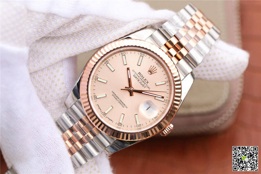 Replica R01ex Datejust M126331-0010 1:1 Best Edition EW Factory Rose Gold