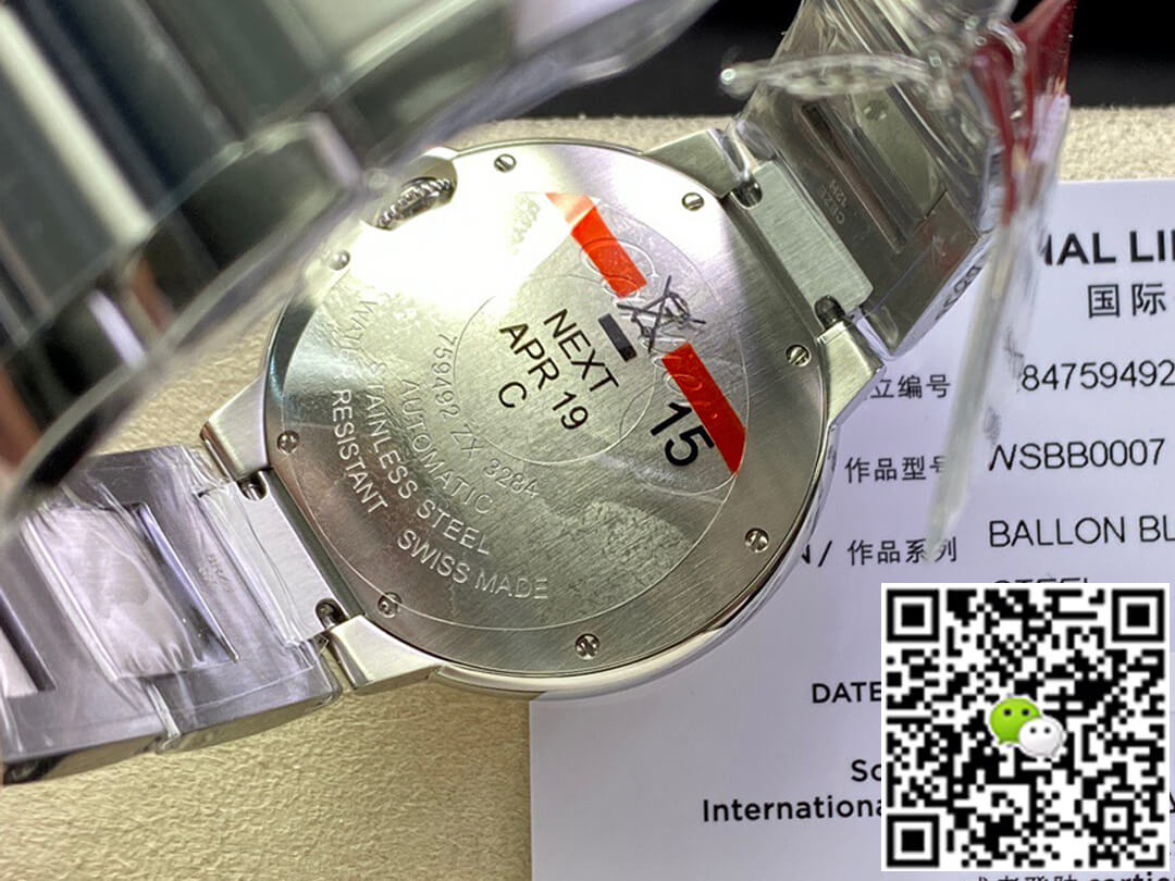 Replica Ballon Bleu De Ca*t1er 36MM WSBB0007 1:1 Best Edition 3K Factory Pink Dial