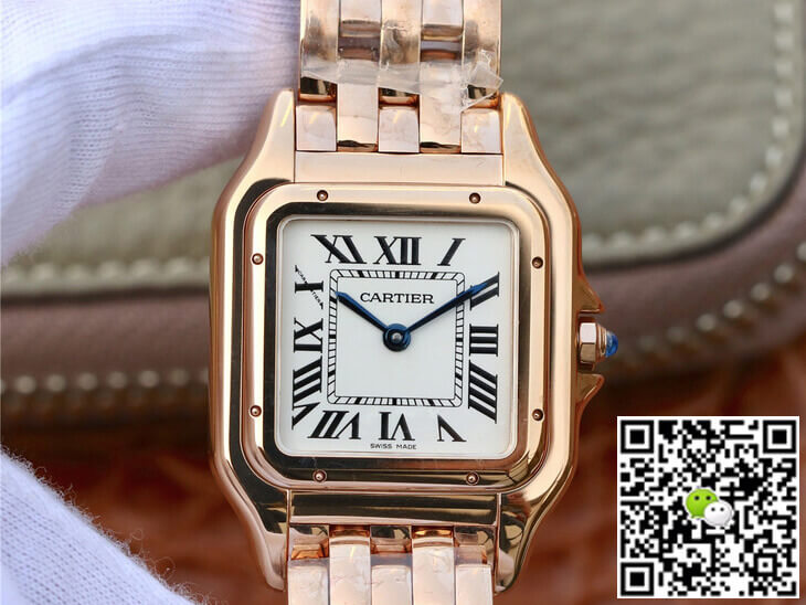 Replica Panthere De Ca*t1er WGPN0007 27MM 1:1 Best Edition 8848 Factory Rose Gold