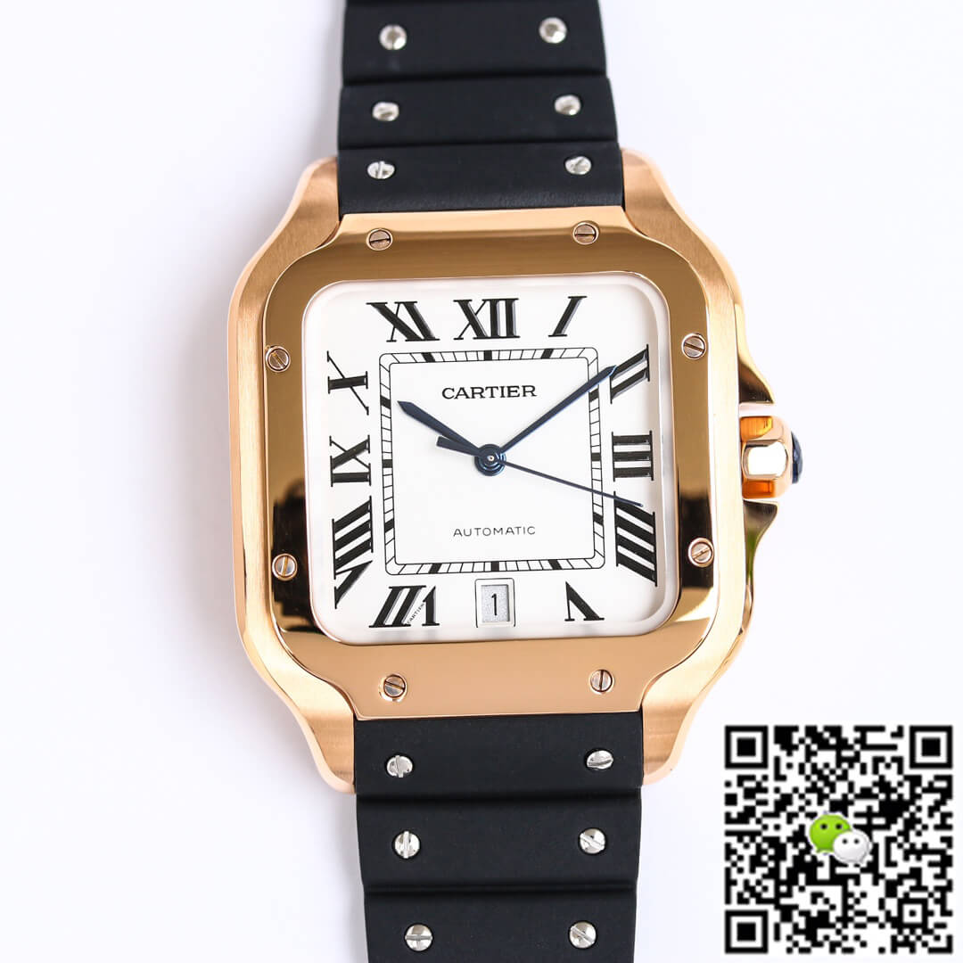 Ca*t1er Watch Rep Santos WGSA0007 1:1 Best Edition GF Factory V2 Rose Gold