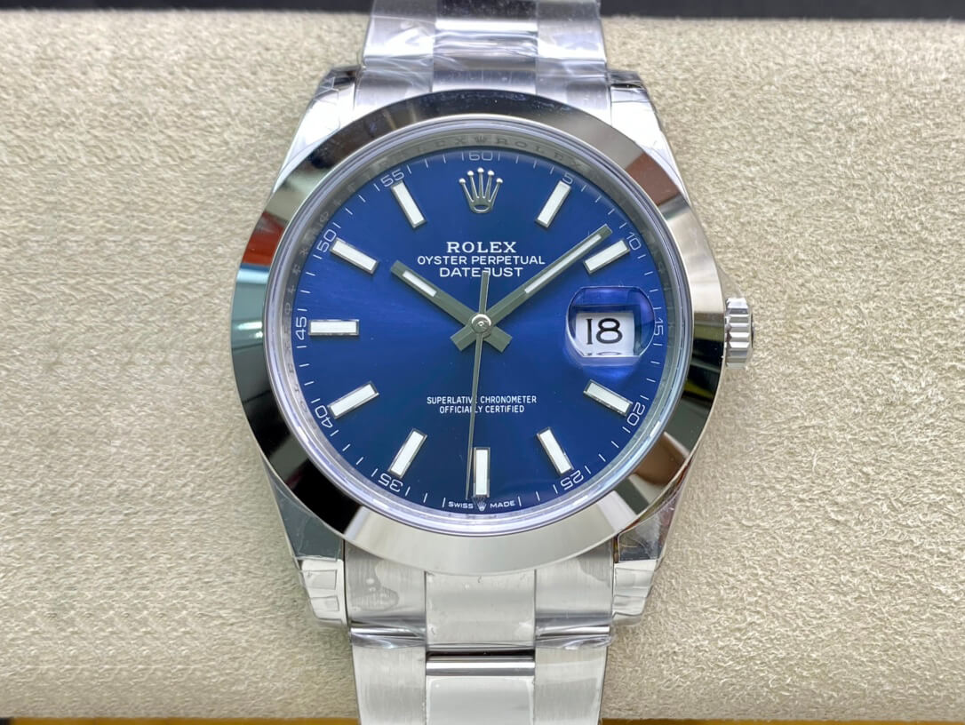Replica R01ex Datejust M126300-0001 1:1 Best Edition VS Factory Blue Dial