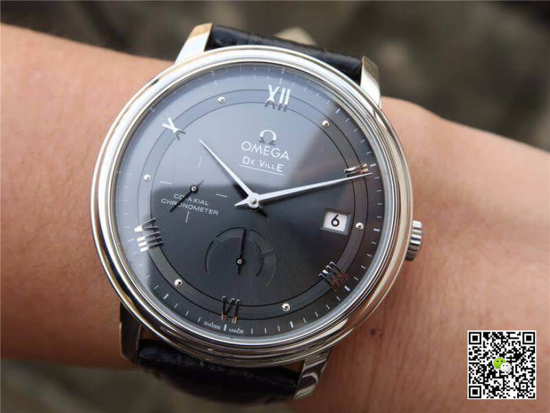 Replica 0me*ga De Ville Prestige 424.13.40.21.06.001 TW Factory 1:1 Best Edition Swiss ETA2824 Gray Dial