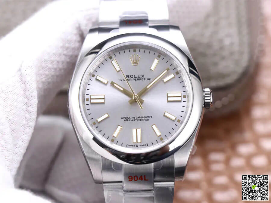 Replica R01ex Oyster Perpetual M124300-0001 41MM 1:1 Best Edition EW Factory Stainless Steel