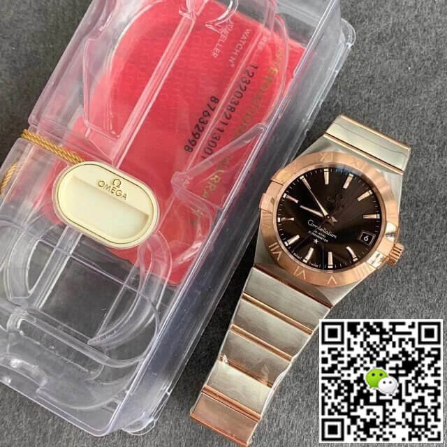 Replica 0me*ga Constellation 123.20.31.20.13.001 1:1 Best Edition VS Factory Dark Brown Dial