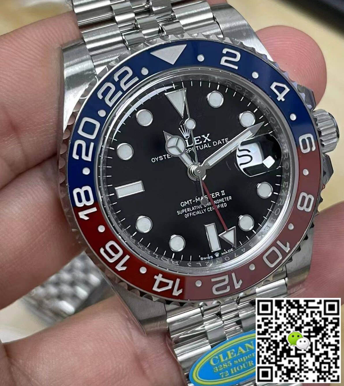 Replica R01ex GMT Master II M126710BLRO-0001 1:1 Best Edition Clean Factory V2 Cola Circle