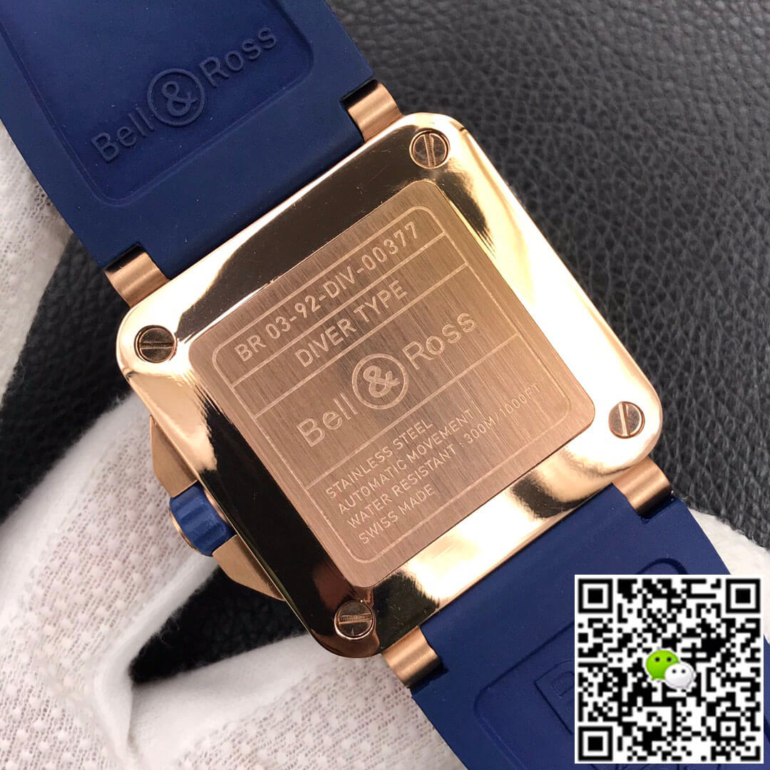 Replica Bell   Ross BR 03-92 1:1 Best Edition Blue Dial