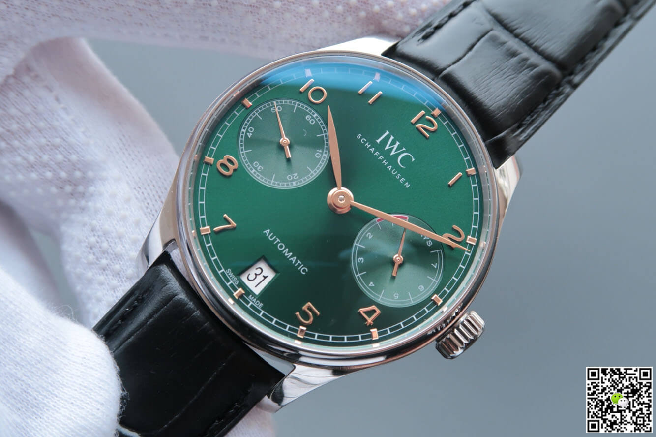 Replica IWC Portugieser IW500708 1:1 Best Edition ZF Factory V5 Green Dial