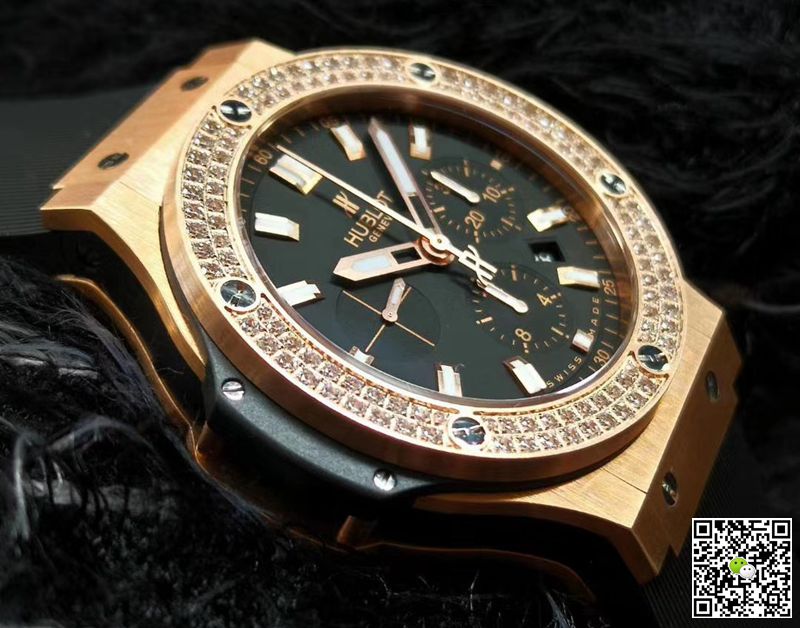 Replica Hublot Big Bang 301.PX.1180.RX.1104 1:1 Best Edition V6 Factory Rose Gold D1am0nd Swiss HUB4100