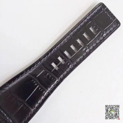 Replica Bell   Ross BR 01 Men Watches 1:1 Best Edition Swiss ETA9015 Black Leather Strap