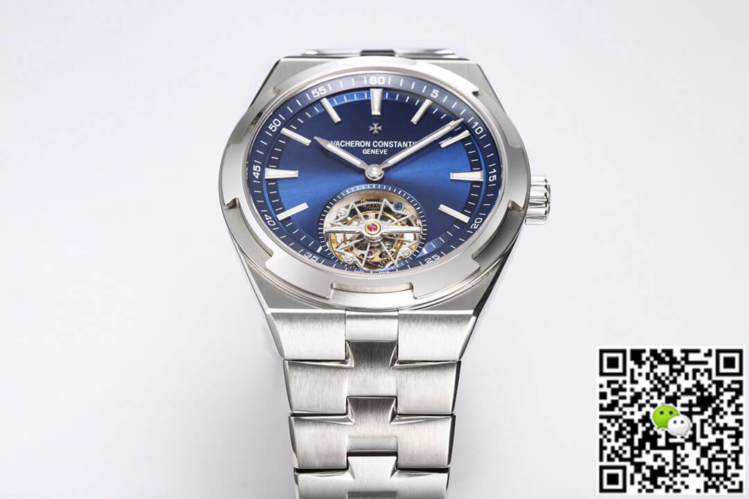 Replica Vacheron C0nstan1n Overseas Tourbillon 6000V/110A-B544 1:1 Best Edition BBR Factory Blue Dial