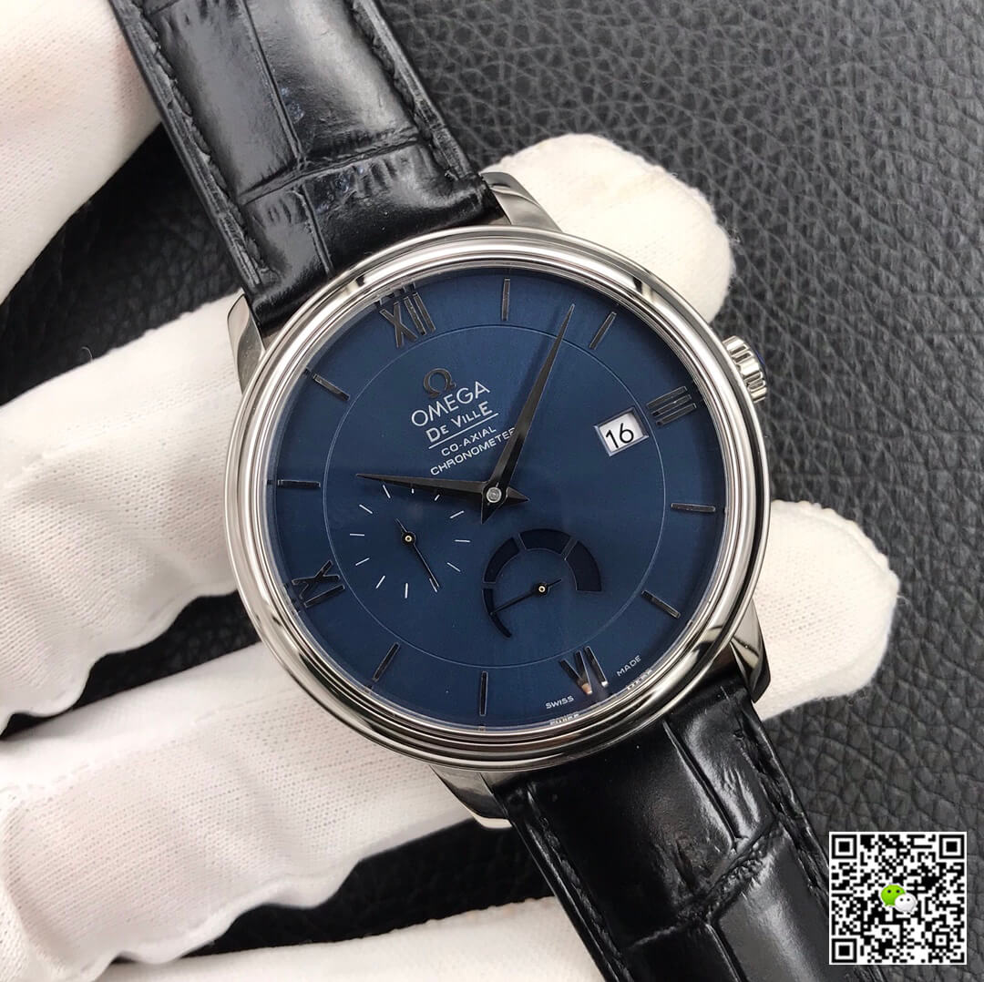 Replica 0me*ga De Ville 424.13.40.21.03.001 1:1 Best Edition ZF Factory Blue Dial