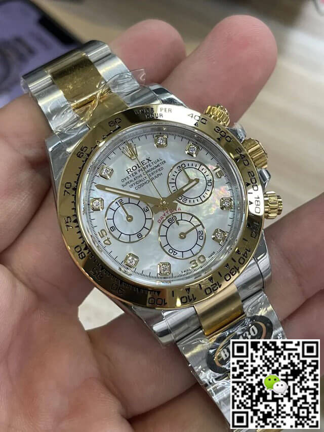 Replica R01ex Daytona M116503-0007 1:1 Best Edition BT Factory Mother-Of-Pearl Dial