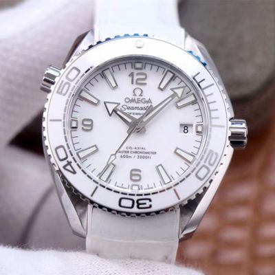 Replica 0me*ga Seamaster 215.33.40.20.04.001 Planet Ocean 600M 1:1 Best Edition VS Factory White Dial Swiss ETA8800