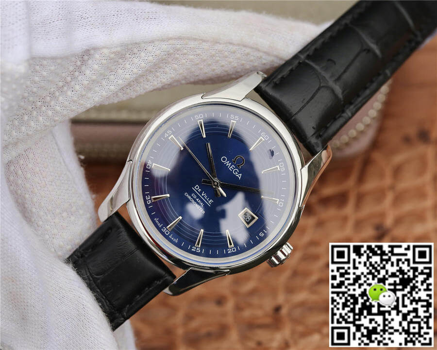 Replica 0me*ga De Ville 431.33.41.21.03.001 1:1 Best Edition VS Factory Dark Blue Dial