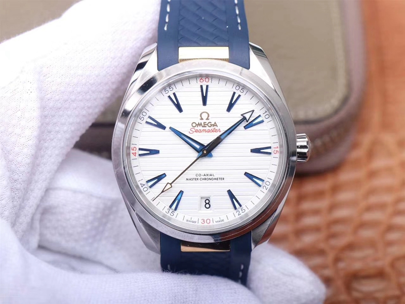 Replica 0me*ga Seamaster 220.12.41.21.02.004 1:1 Best Edition Ryder Cup VS Factory White Dial Swiss ETA8900