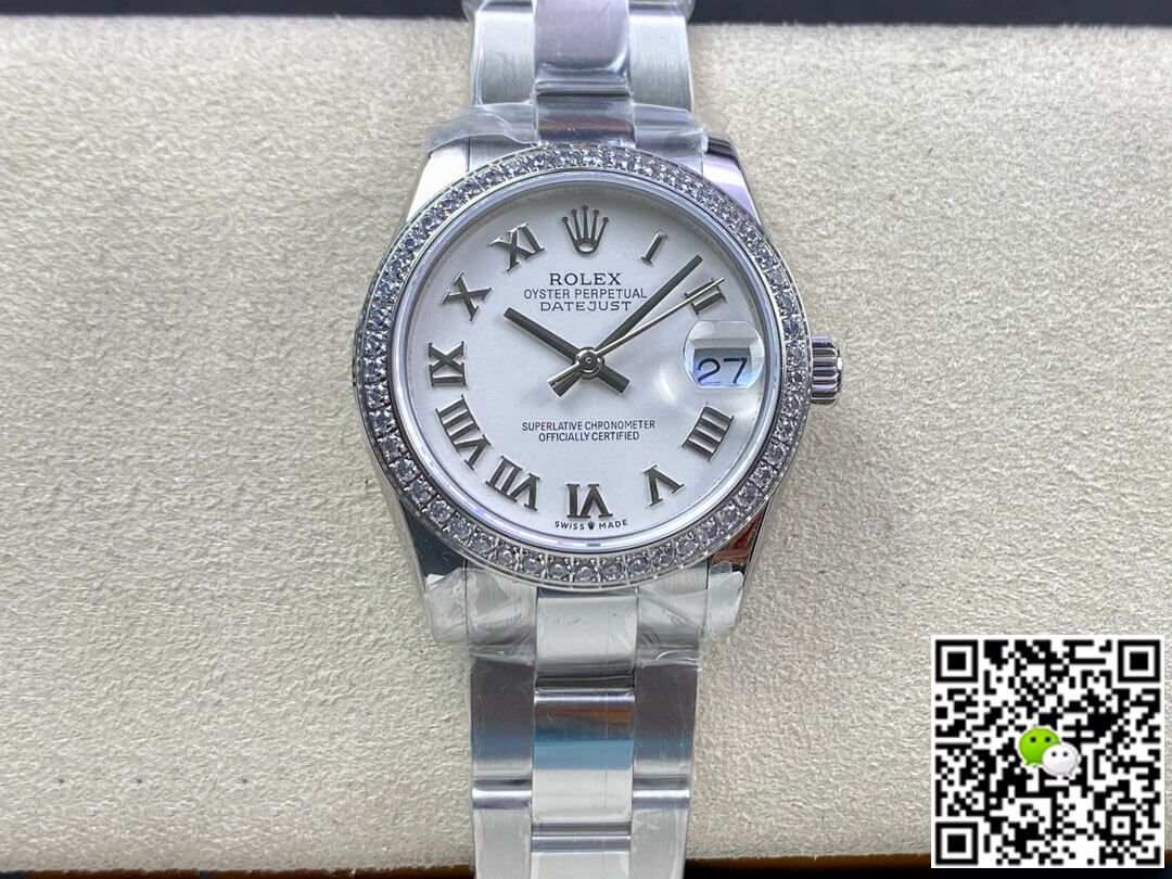 Replica R01ex Datejust M278384RBR-0013 31MM 1:1 Best Edition EW Factory White Dial