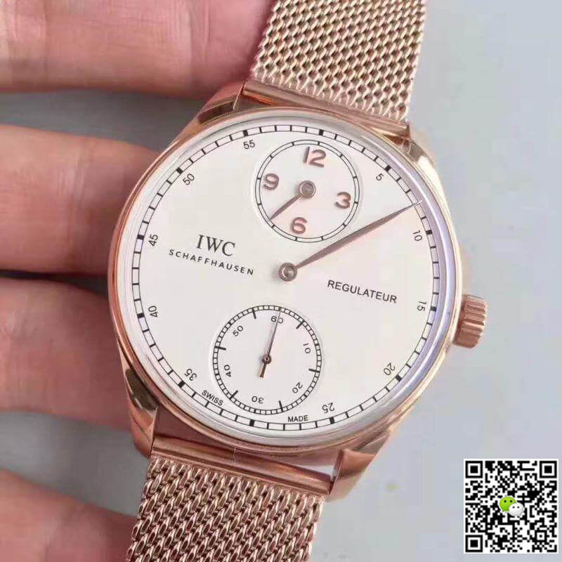 IWC Replica Portuguese IW544402 YL Factory 1:1 Best Edition Swiss ETA98245 White Dial