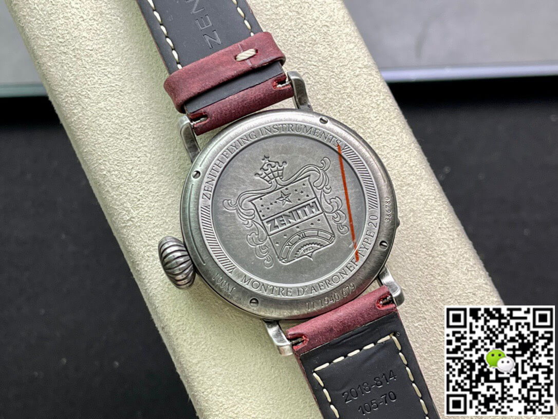 Replica Zenith Pilot 11.2430.679.21.C801 XF Factory 1:1 Best Edition Swiss ETA9015 Pink dial