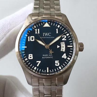 Replica IWC Pilot Mark XVII IW326501 MKS Factory 1:1 Best Edition Swiss ETA2892 Blue Dial