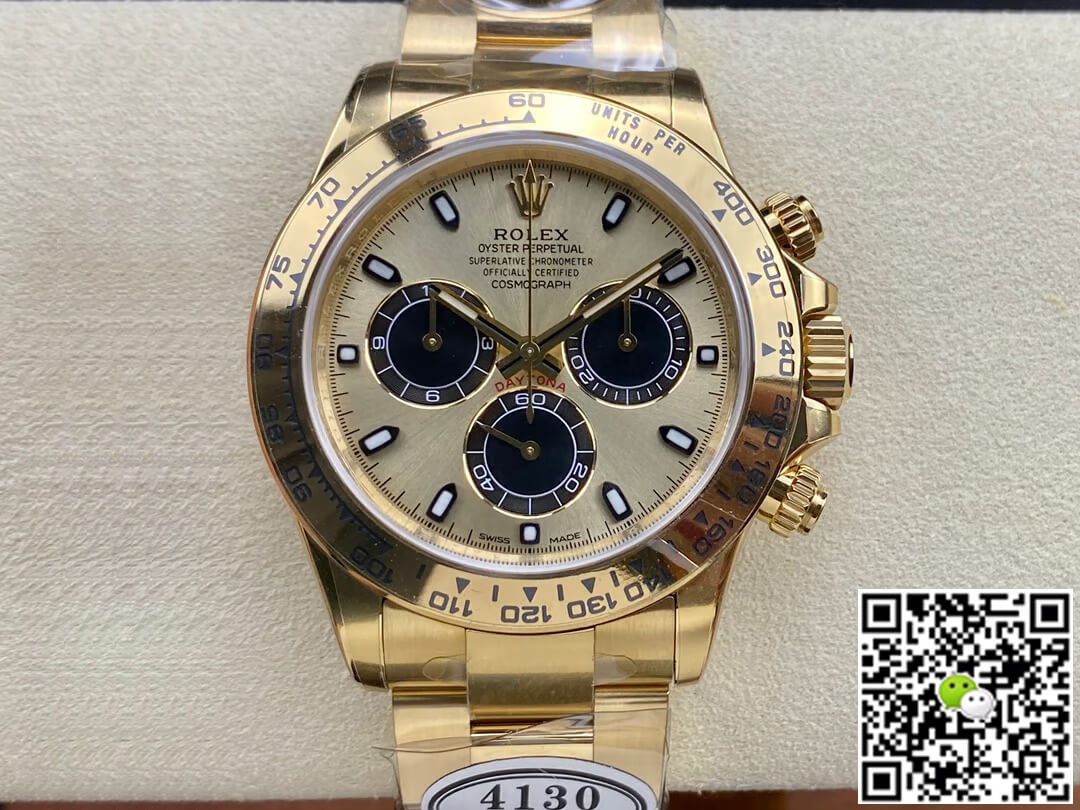 Replica R01ex Cosmograph Daytona M116508-0014 1:1 Best Edition Clean Factory Yellow Gold