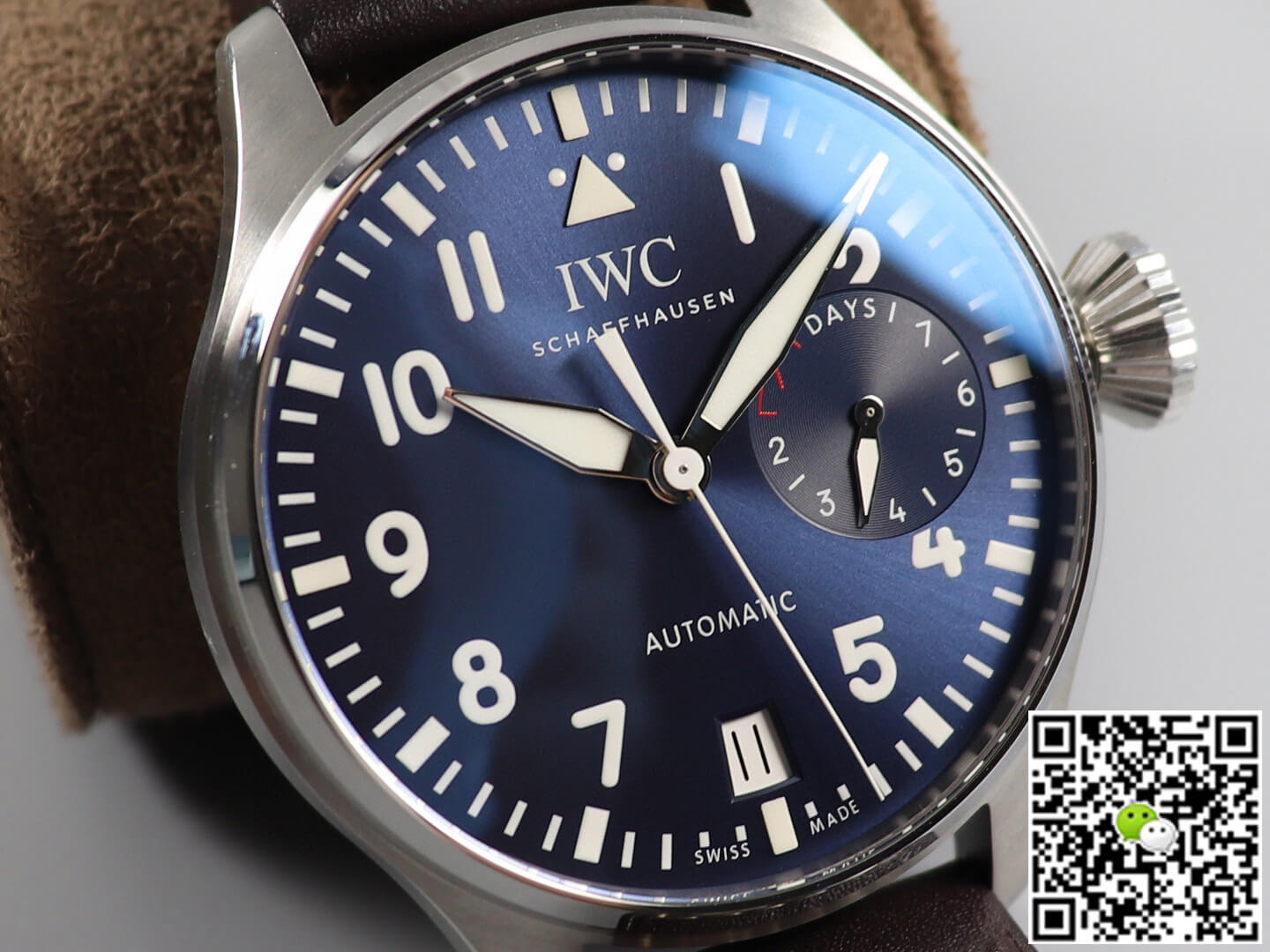 Replica IWC Pilot IW501002 1:1 Best Edition ZF Factory Blue Dial
