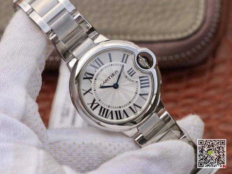 Replica Ballon Bleu De Ca*t1er W6920084 V6 Factory 1:1 Best Edition Swiss Quartz ETA157 Silver Dial