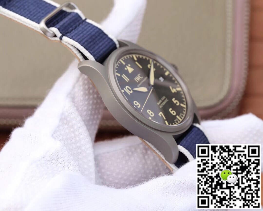 Replica IWC Pilot IW327006 1:1 Best Edition M+ Factory Blue Strap