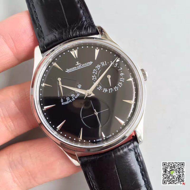 Replica Jaeger-LeCoultre Master Ultra Thin 1378480 ZF Factory Men Watches 1:1 Best Edition Swiss ETA938 Black Dial